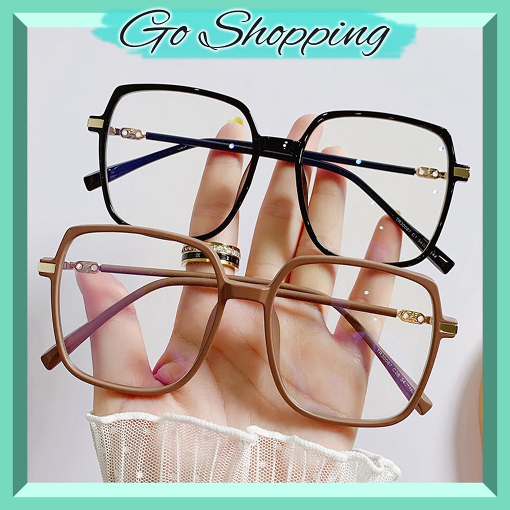 GO! KC926  Kacamata Anti Radiasi Persegi Kacamata Style Korea Bingkai Retro Petak Eyeglasses