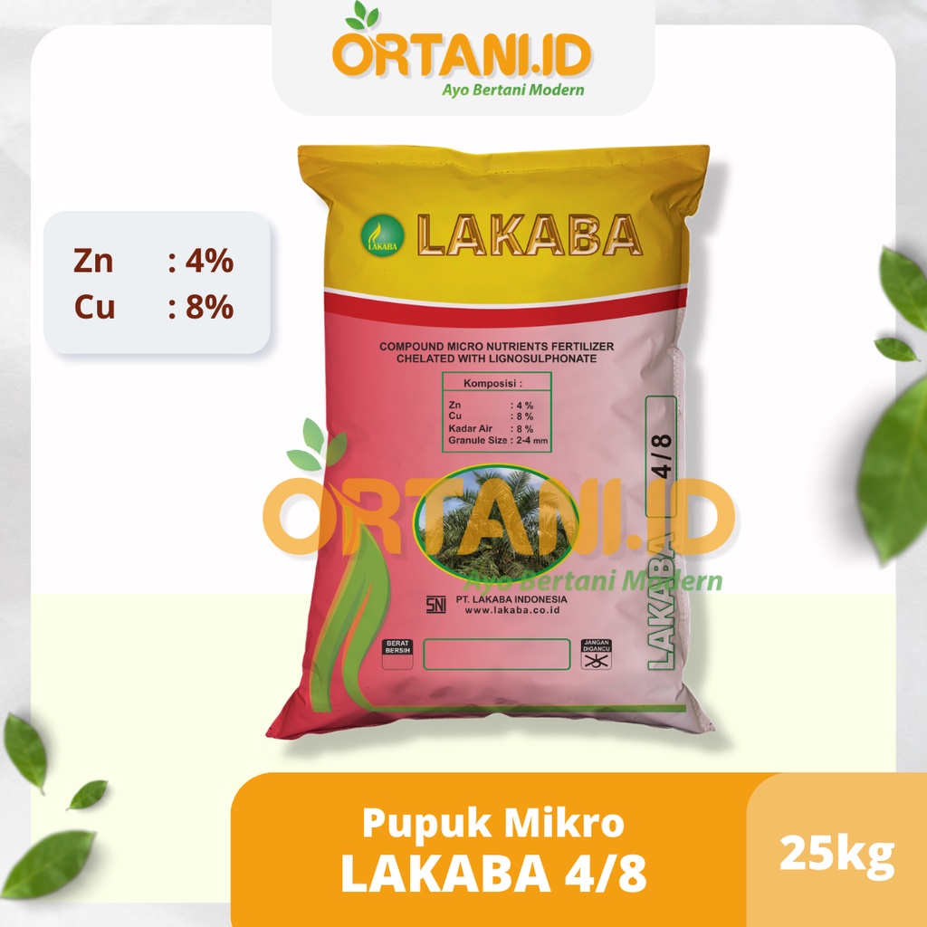 Pupuk Mikro LAKABA 4/8 (Zn/Cu) - Micro Nutrients Sawit