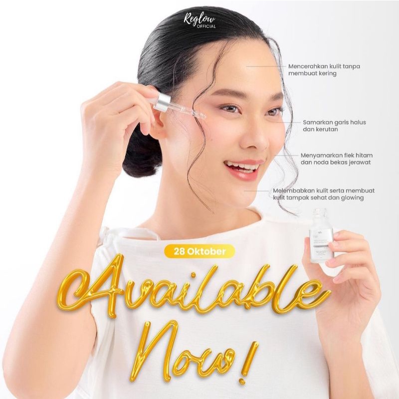 Reglow Perfect Glowing Skin Treatment by dr.Shindy 4 Item Perawatan Kulit Bonus Pouch