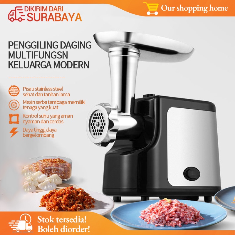 Jual Blender Penggiling Daging Serbaguna / Meat Grinder Chopper 2L ...