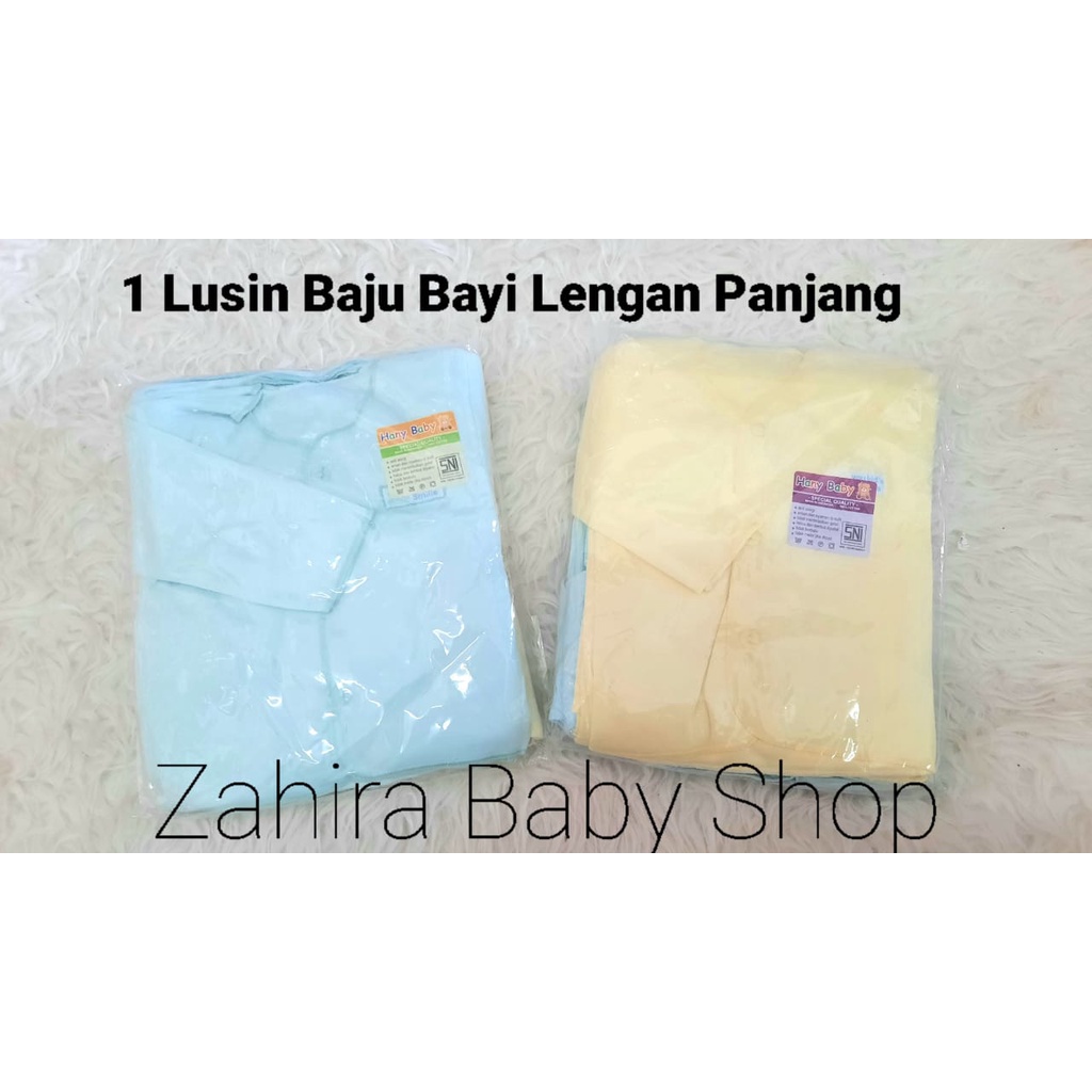 1 Lusin Baju Bayi Newborn/ Lengan Kutung/Lengan Pendek/Lengan Panjang