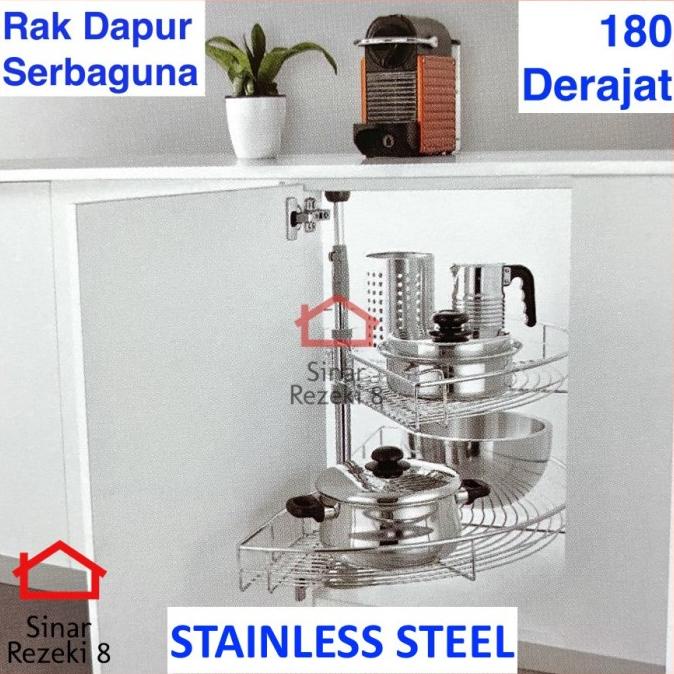 Rak Dapur Vitco XC 28100 Sudut 180 Derajat Putar Serbaguna Panci Wajan