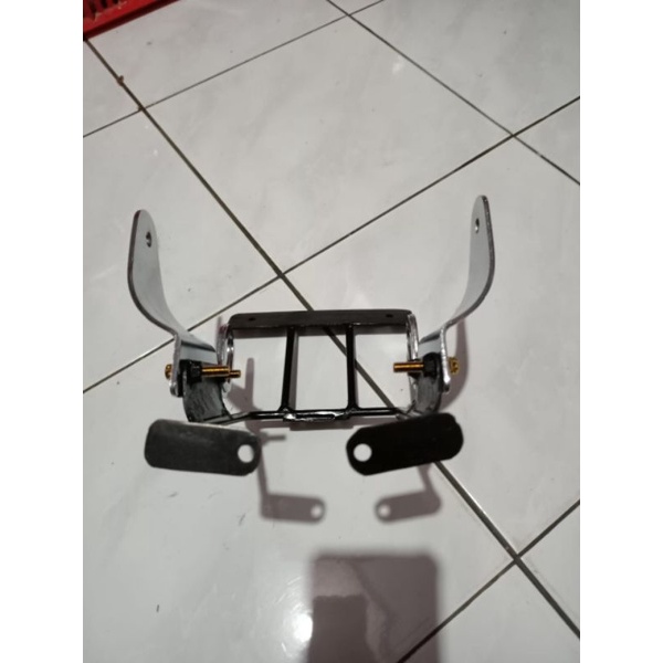 BREKET LAMPU BULAT NINJA SS SET KUPINGAN LAMPU ORIGINAL KAWASAKI PNP RX KING BRAKET LAMPU NINJA SS B