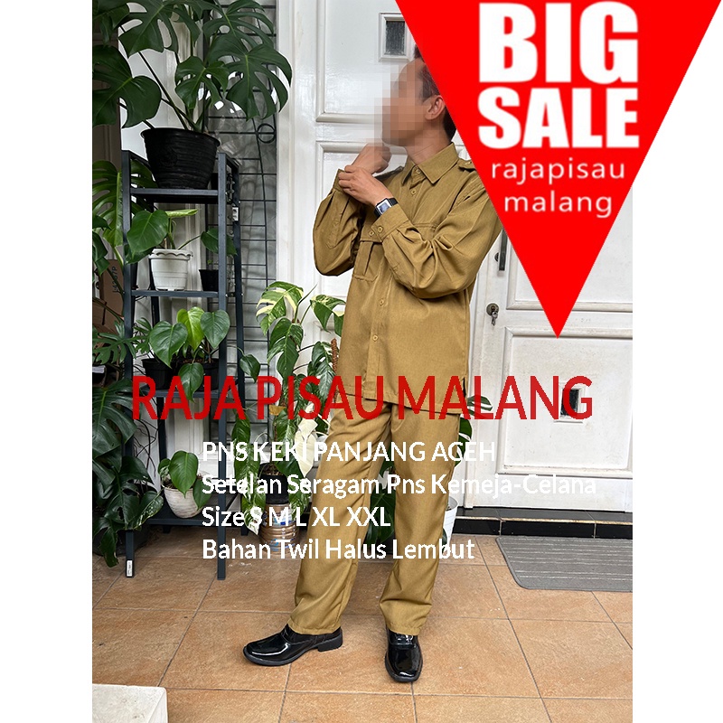 RPM Pns keki Seragam Pemda pria lengan panjang `