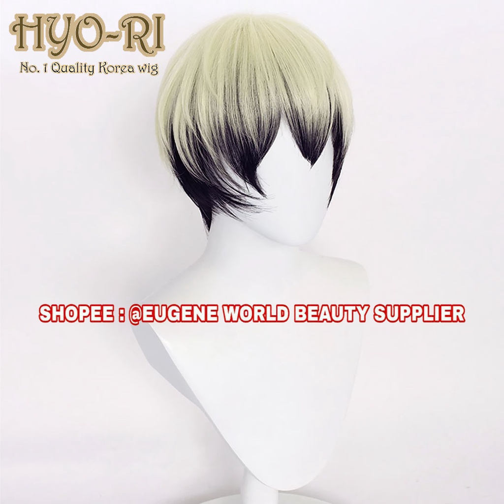 READY STOCK STYLED - WIG NAOYA ZENIN WIG ZENIN NAOYA WIG COSPLAY ANIME JUJUTSU KAISEN FULL WIG RAMBU