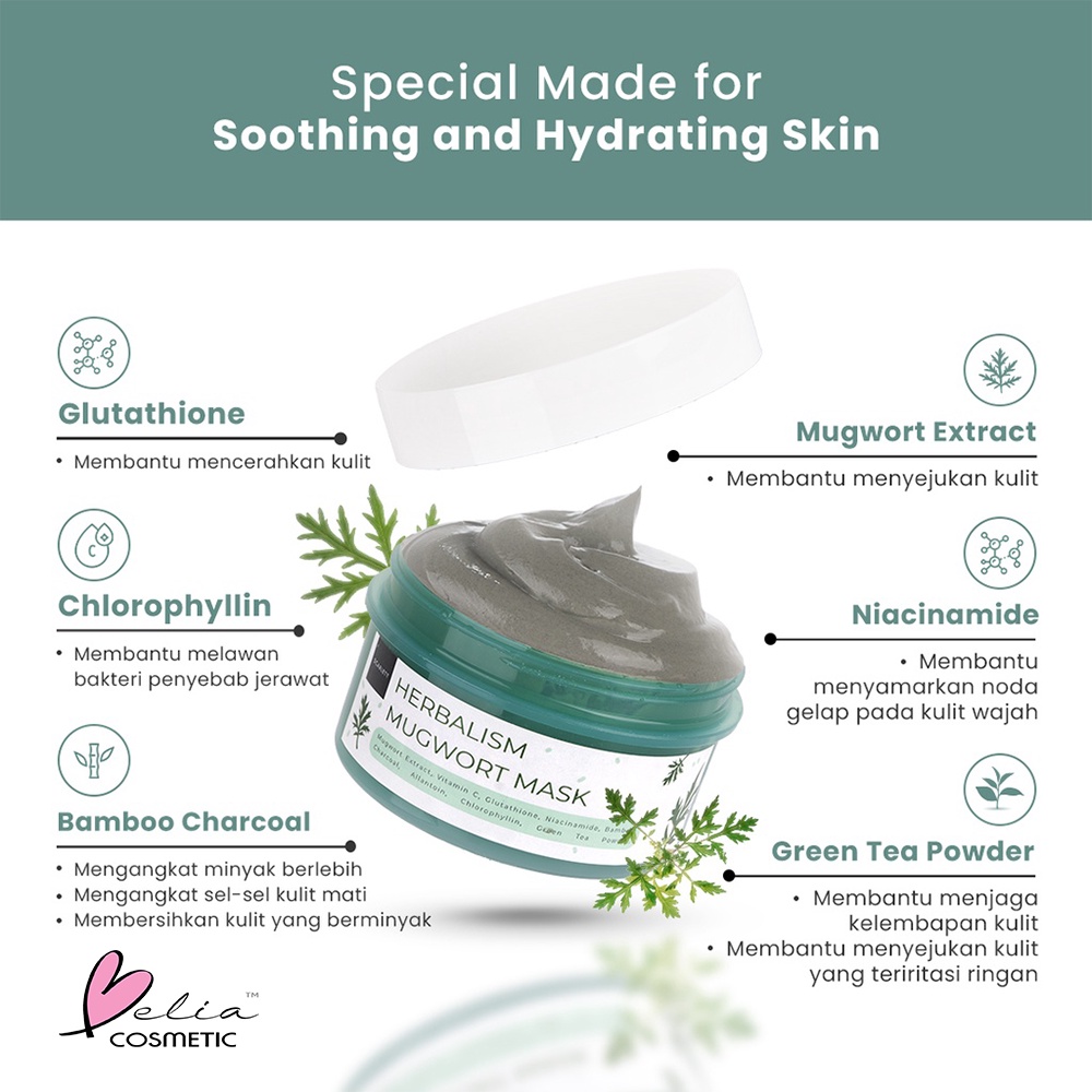 ❤ BELIA ❤ SCARLETT Whitening Gel Mask Series | Masker Wajah | Masker Gel | BPOM