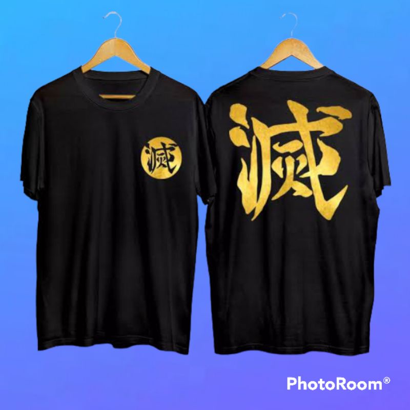 KAOS BOLAK BALIK SAMURAI MOTIF TULISAN