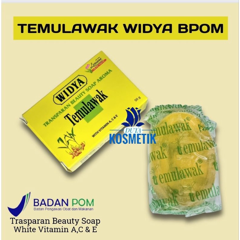 SABUN TEMULAWAK OUVAL BY: WIDYA 50gram BPOM