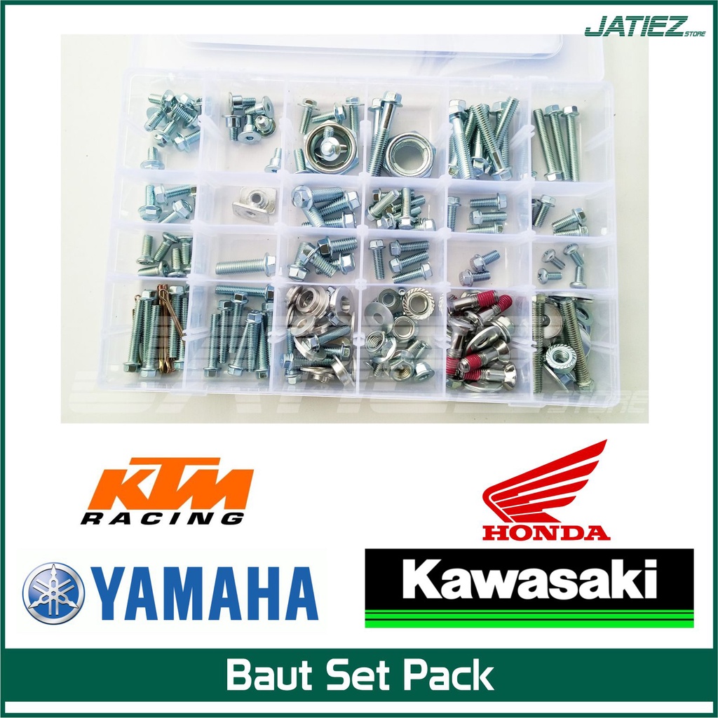 Baut Set pack KTM Husqvarna Husaberg - Baut set Kawasaki KX KXF - Baut set Yamaha YZ 125 250 450