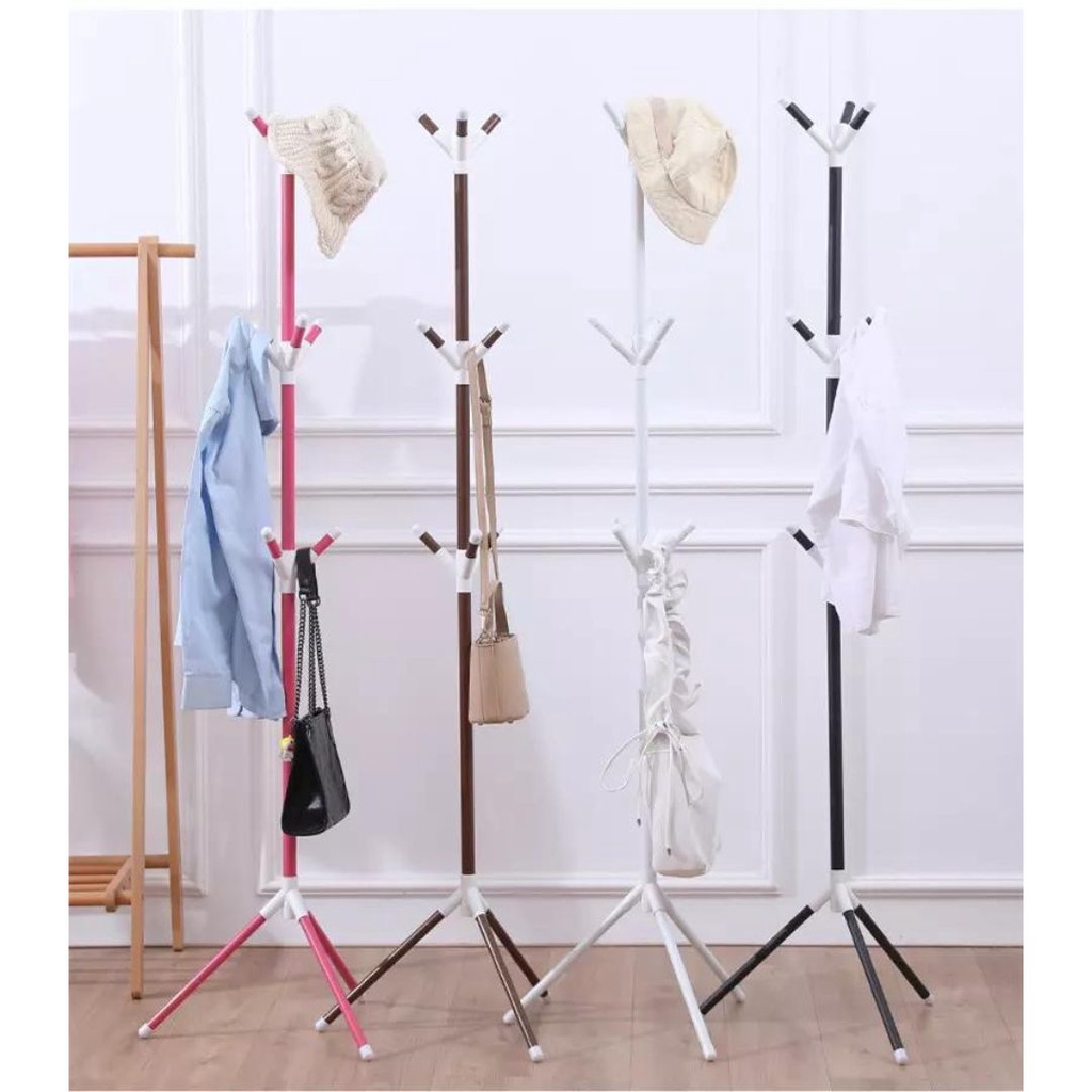 Shenar,(COD) Gantungan Baju Stand Hanger Gantungan Baju Coat Rack Gantungan Tas Dan Topi Multifungsi (2KG)