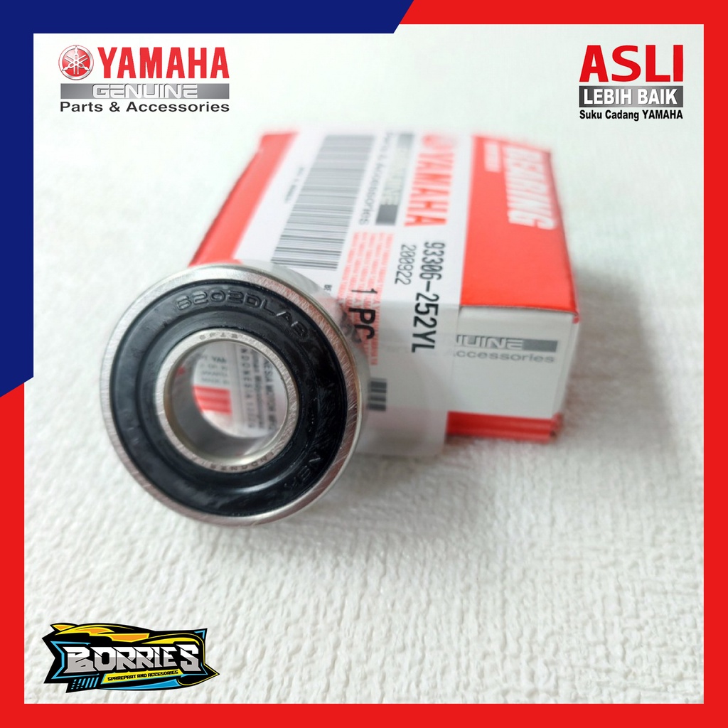 bearing laker roda belakang Vixion lama old NVA Rxking Mxking YZR R15 Scorpio Byson 6202 6252 93306-