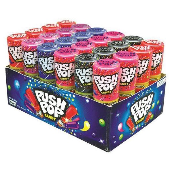 

TERMURAH Push Pop Candy/Permen Import Australia /PERMEN LUNAK/PERMEN VIRAL/PERMEN MILO/PERMEN YUPI/PERMEN JADUL/PERMEN KARET