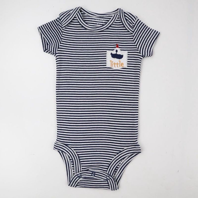 BABY K2 - Baby Bodysuit Isi 5 Pcs Motif Hapiness Shark