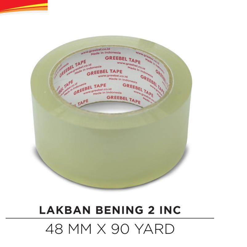 

♟ LAKBAN / OPP TAPE 2 INCHI GREEBEL BENING / PCS RED ペ