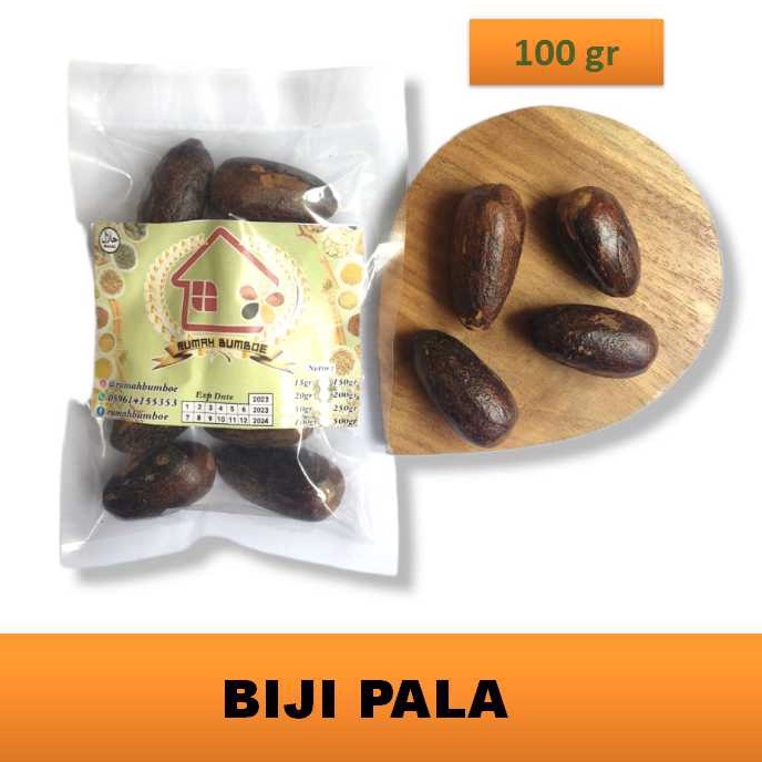 

(100 gr) BIJI PALA Rempah Tradisional Nutmeg