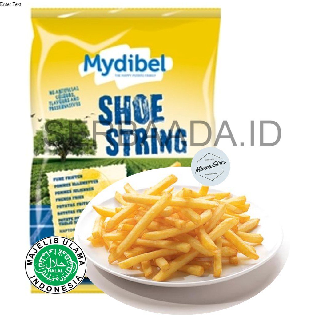 

MYDIBEL KENTANG 1KG/KENTANG MYDIBEL SHOSTERING/MYDIBEL SHOESTRING 1 KG/Kentang Mydibel shoestring 1kg / Kentang goreng / Kentang Frozen 1kg/kentang goreng mydibel shoestring 1 kg/