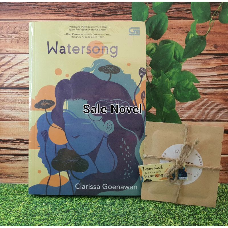 READY Watersong by Clarissa Goenawan NOVEL ORI EDISI TTD