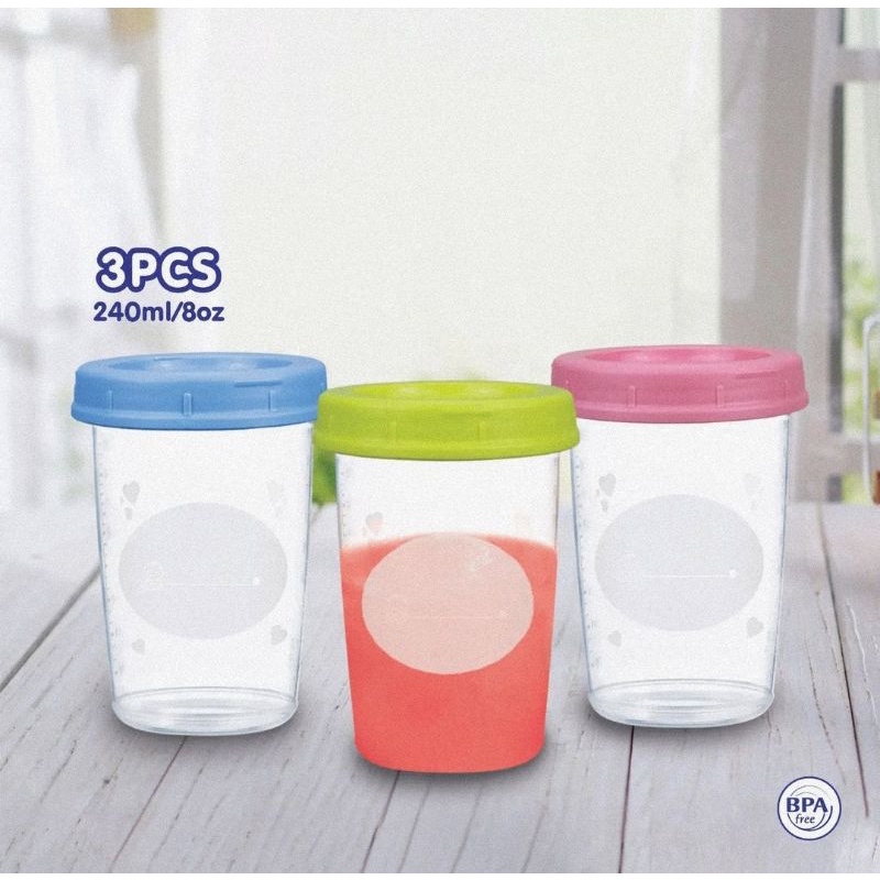 Baby Safe Food Container FC005 (120 ml) &amp; FC04A(240ml) - Wadah (Kontainer) Makanan Bayi