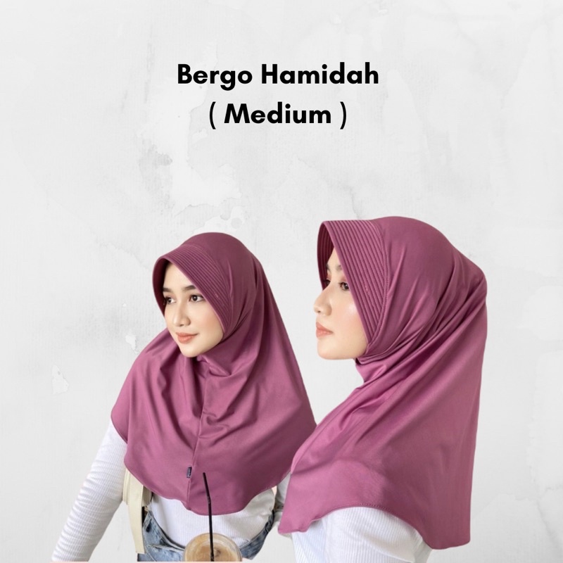 [ ORI BERGO HAMIDAH ] JILBAB BERGO SPORT JILBAB OLAHRAGA M