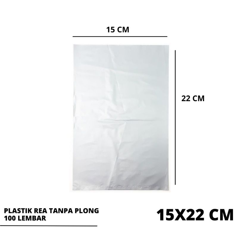 Plastik HD Tanpa Plong ukuran 15 x 22 (1pack isi 100 Pcs)