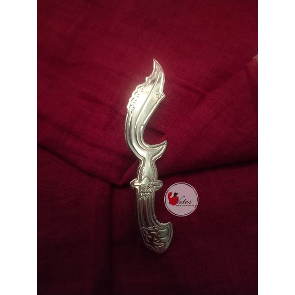 BROS/PIN SEPUH EMAS KERIS