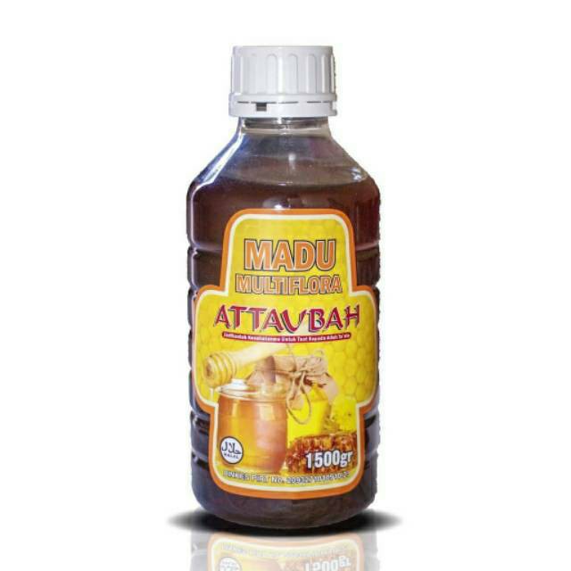 

Madu Murni Asli 1,5 Kg Multiflora Attaubah l Multiflora Nusantara Terbaik Asli