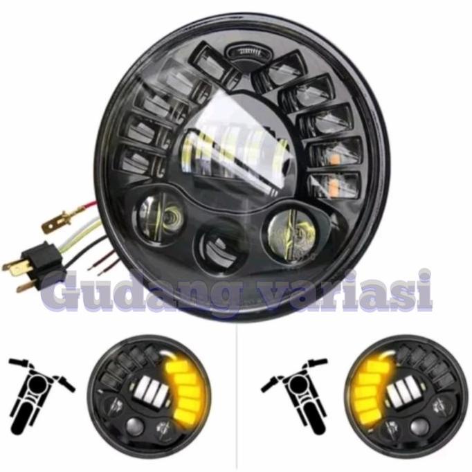 Lampu Projector Daymaker Cobra Predator 5.75 inch 16 led TERLARIS TERPERCAYA ORIGINAL
