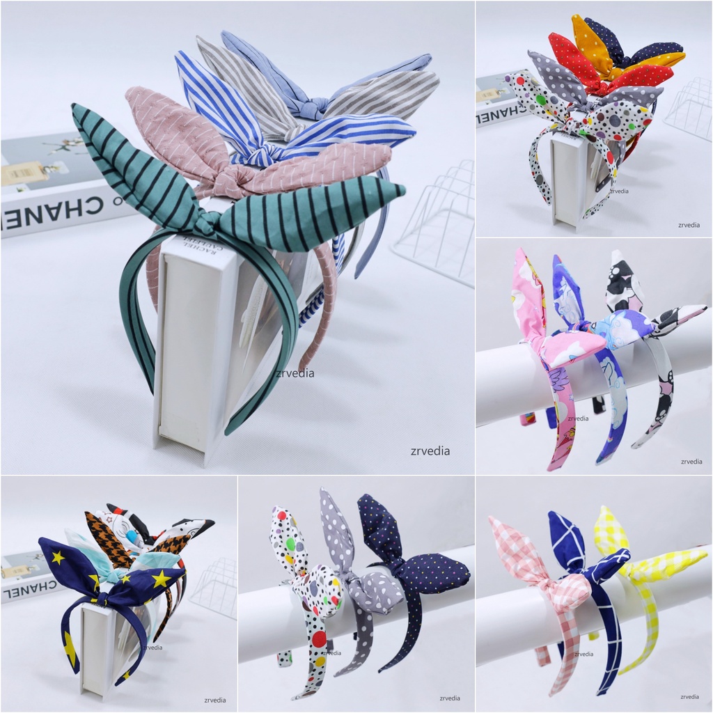 Bando Conny - Pita Rambut Lucu Wanita Aksesoris Murah / Bandana Anak Perempuan Korea Style Kiosbalitaaprillia