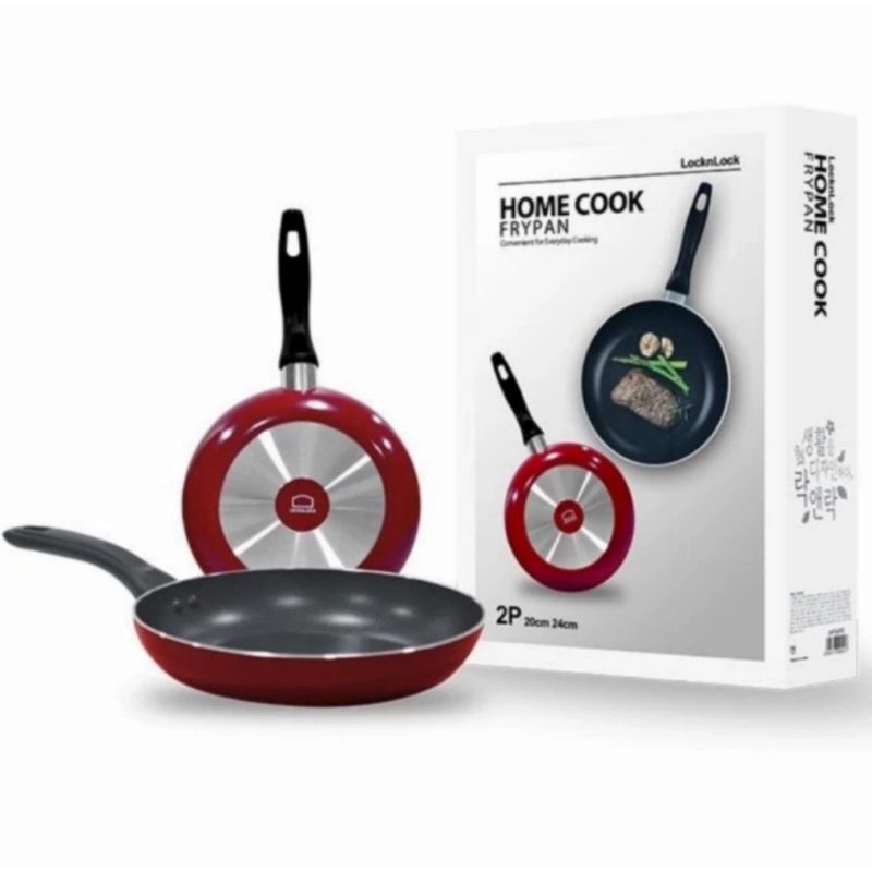 LOCK N LOCK HOME COOK FRYPAN 1 SET 2PCS CAF2420S2