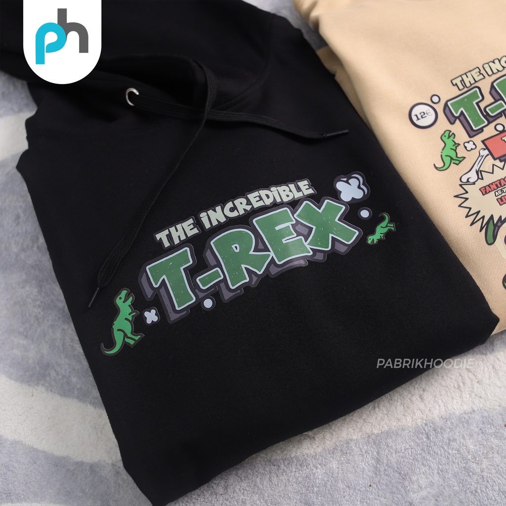 PABRIKHOODIE - HOODIE JUMPER T-REX  M-XXL (SABLON) {PRIA &amp; WANITA}