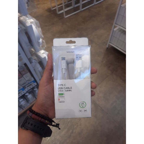miniso kabel data type C 2 meter