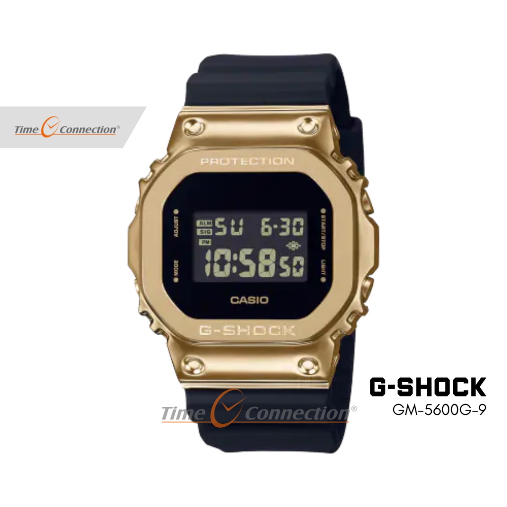Casio G-SHOCK GM-5600G-9DR Original / Jam Tangan Pria Digital / Gshock Stainless Steel GM 5600G 9DR