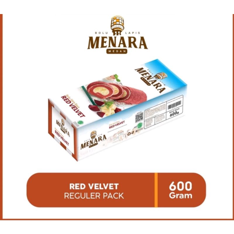 BOLU MENARA RED VELVET 500gr