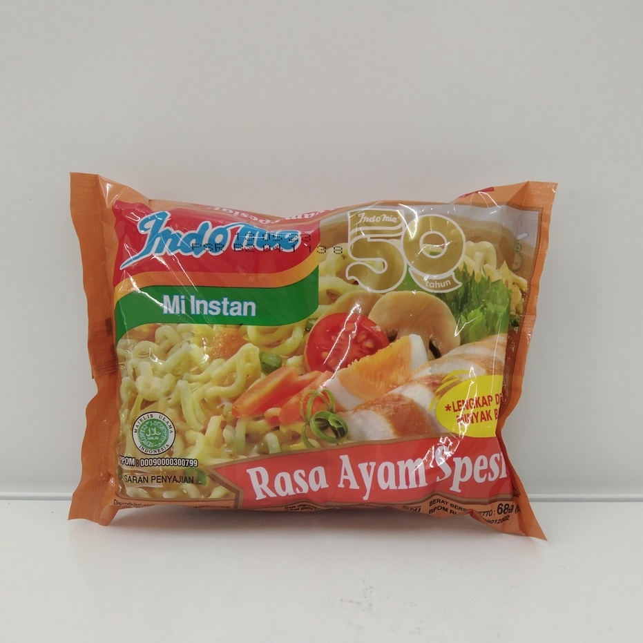 

Indomie mi instan rasa ayam spesial 68g