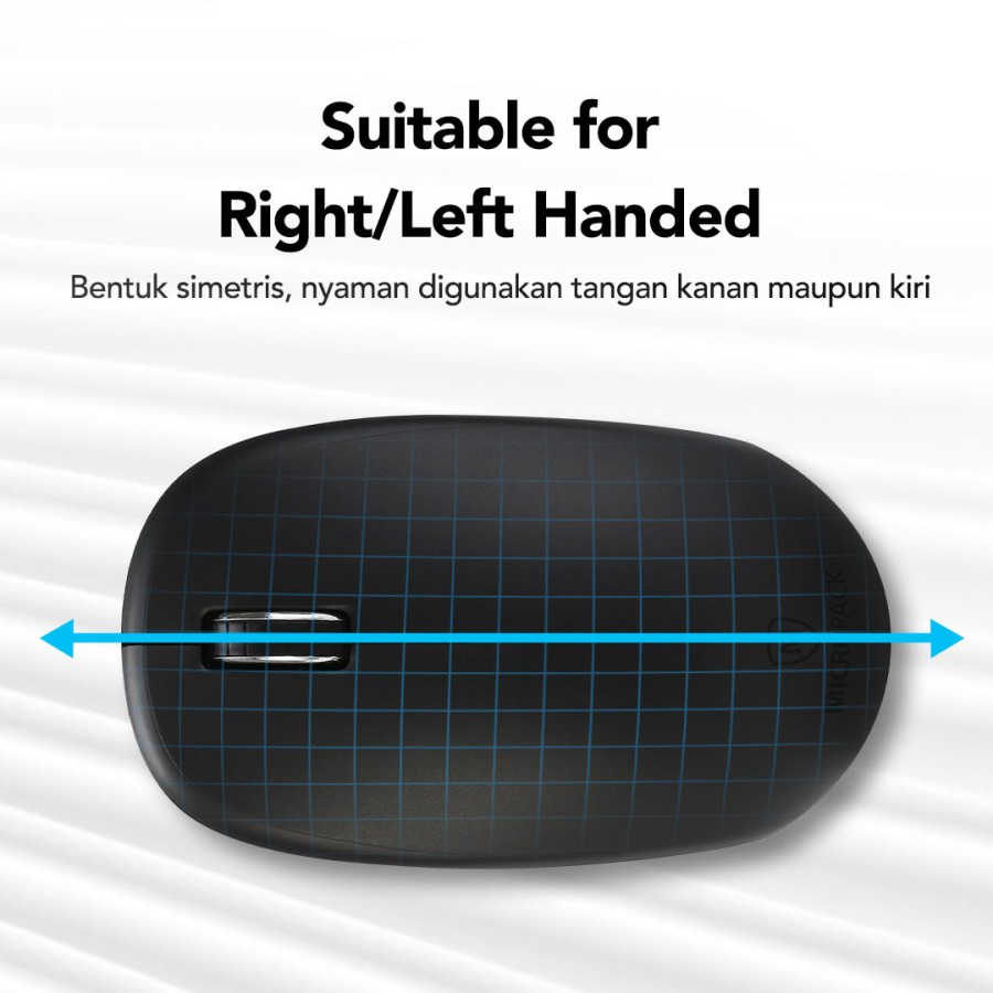 Mouse Optical Wireless MicroPack Speedy Lite MP716W Mini Compact
