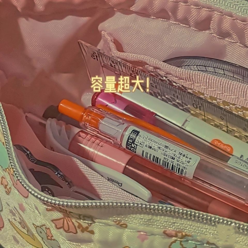 ﺴ№✁Sera kartun Sanrio Melody kotak pensil lucu bernilai tinggi gadis Jepang kotak pensil berkapasitas besar