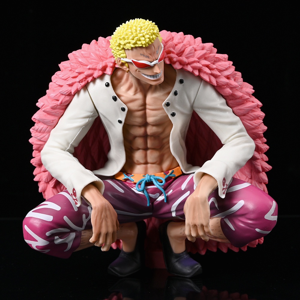 Mainan Action Figure Anime One Piece Donquixote Doflamingo Oka Shichibukai Bahan Pvc Ukuran 16cm Untuk Mobil