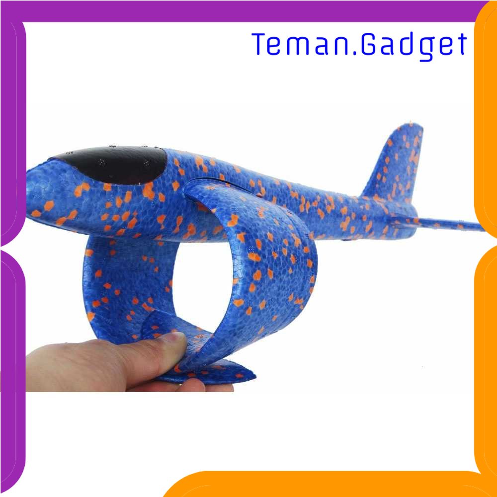 TG-MAN GOROCK Mainan Pesawat DIY Hand Throw Foam Aeroplane Flying Glider - TY0310