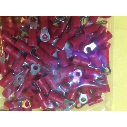 Kabel Skun Ring 4mm 3.5-4 Merah