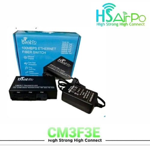 HSAirpo CM3F3E 3 Fo 3 Lan Media Converter 3Fo 3Lan HS Airpo CM3F3E N1