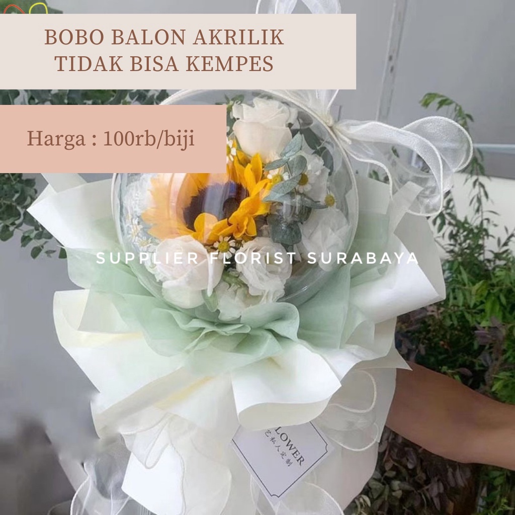 [5 BIJI BALON SAJA] BOBO BALON PVC MIKA, TIDAK BISA KEMPES, SELAMANYA SEPERTI BALON