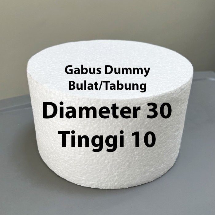 

Gabus Dummy Cake Kue Palsu Diameter 30 cm Tinggi 10 cm