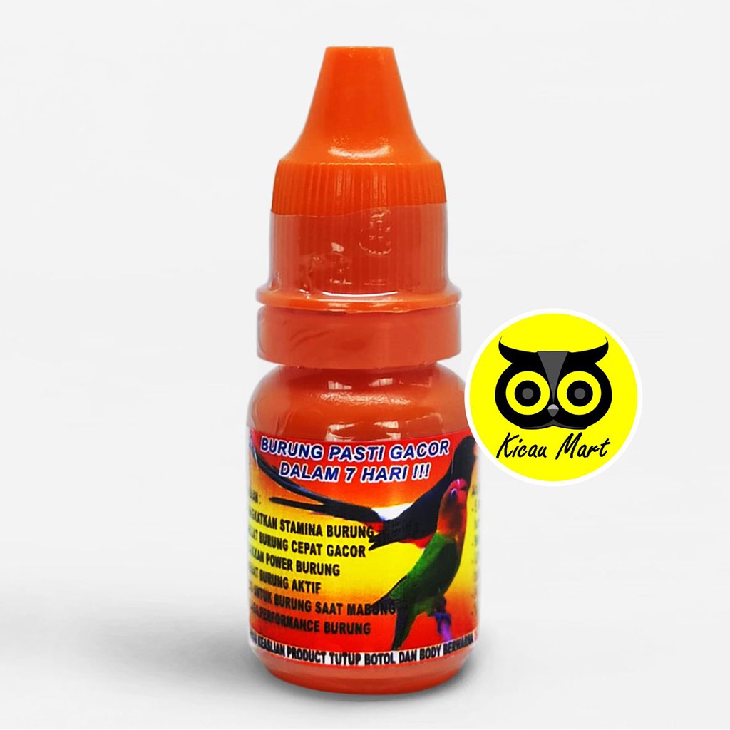 VITAMIN PENGGACOR OBAT MACET BURUNG MURAI KACER PLECI ORANGE CAIR TETES 10 ML AIDY WIJAYA VTOCSDI