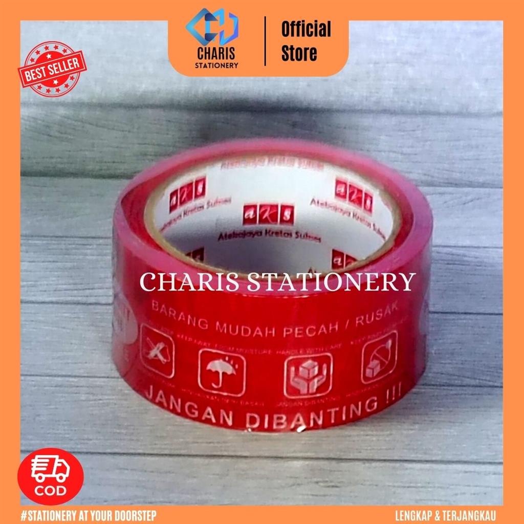 

CHARIS STATIONERY - Lakban JANGAN DIBANTING!!! AKS (6 Pcs/Slop)