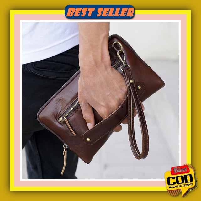 Cluth Bag - Hanging Wallet - Sling Bag - Hand Bag Handbag Pria Tumi Nylon /Tas Tangan Pria Tumi Drea
