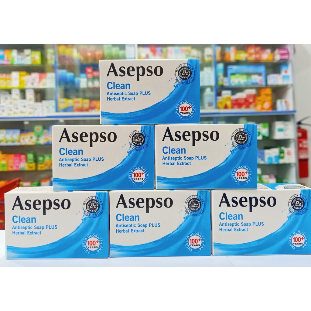 Asepso Clean 80 gr Sabun Antiseptic Plus Ekstrak Herbal