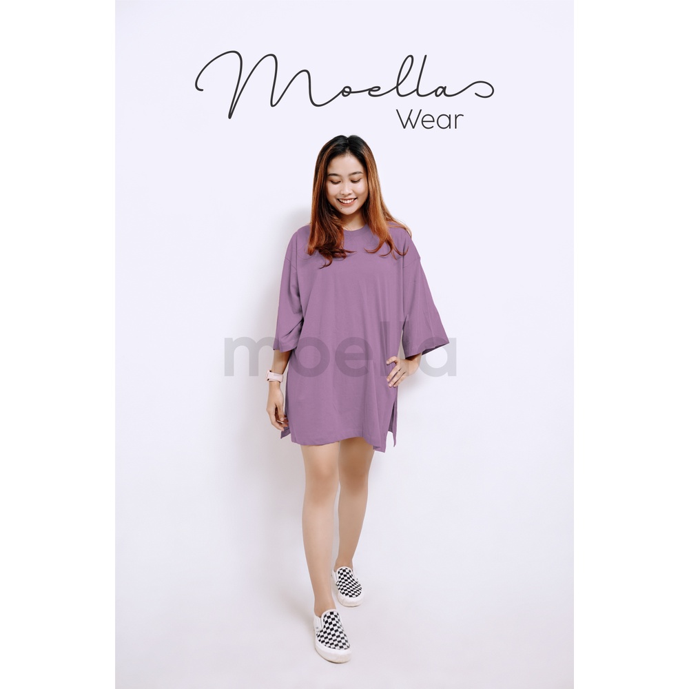 Kaos Polos Oversize Unisex Cotton Combed  - Cotton Candy Series - Moella Wear