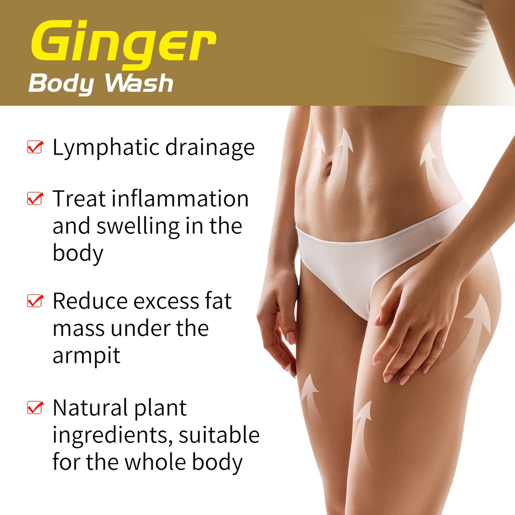 【COD】Penurunan berat badan dan pelangsingan/sabun mandi jahe Ginger Slimming Body Wash Lotion Sabun Mandi Losing Weight Body Firming Cellulite Remove Lymphatic Drainage Natural Health Body Care