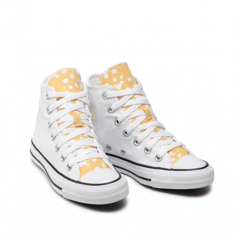 Sepatu Converse CTAS HI White Cyber Mango A01193C Women's Shoes