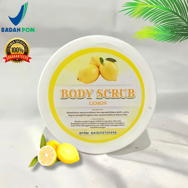 [BPOM] BODY SCRUB BRIGHTENING 250 GRAM / LULUR MANDI / LULUR BADAN / WHITENING BODYSCRUB